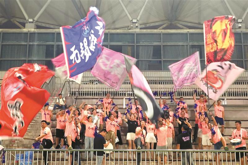 啦啦队全体, 在体育场内